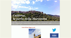 Desktop Screenshot of caldana-maremma.org